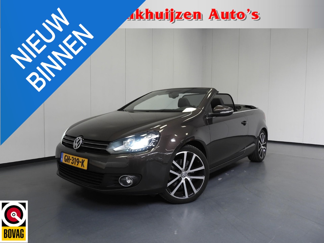 Volkswagen Golf Cabriolet - 1.4 TSI 160PK Aut. NL-Auto NAVI/LEER/XENON/PDC/17"LMV! - AutoWereld.nl