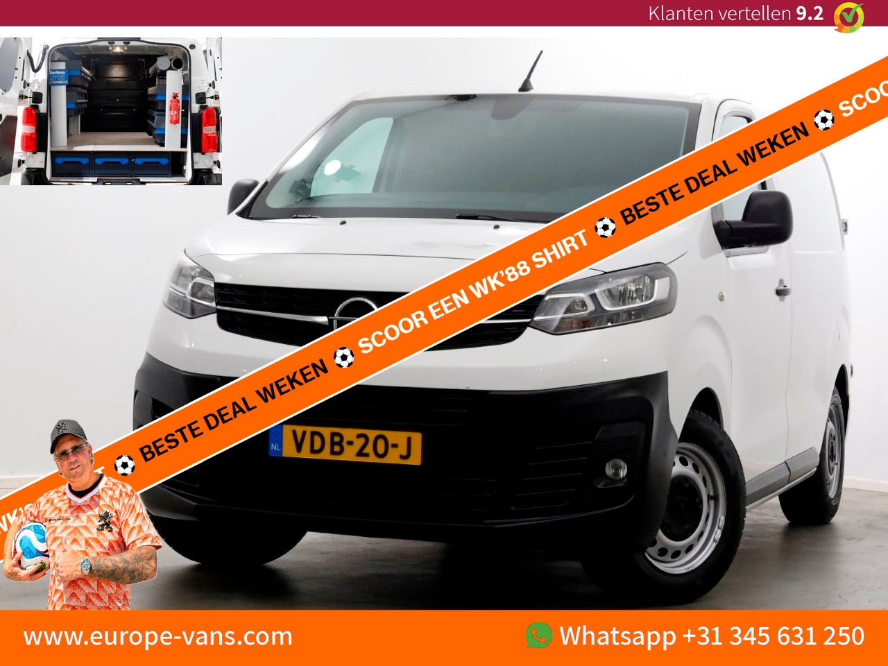 Opel Vivaro - 1.5 CDTI 102pk XS Compact Edition Airco/Sortimo Inrichting 10-2019 - AutoWereld.nl