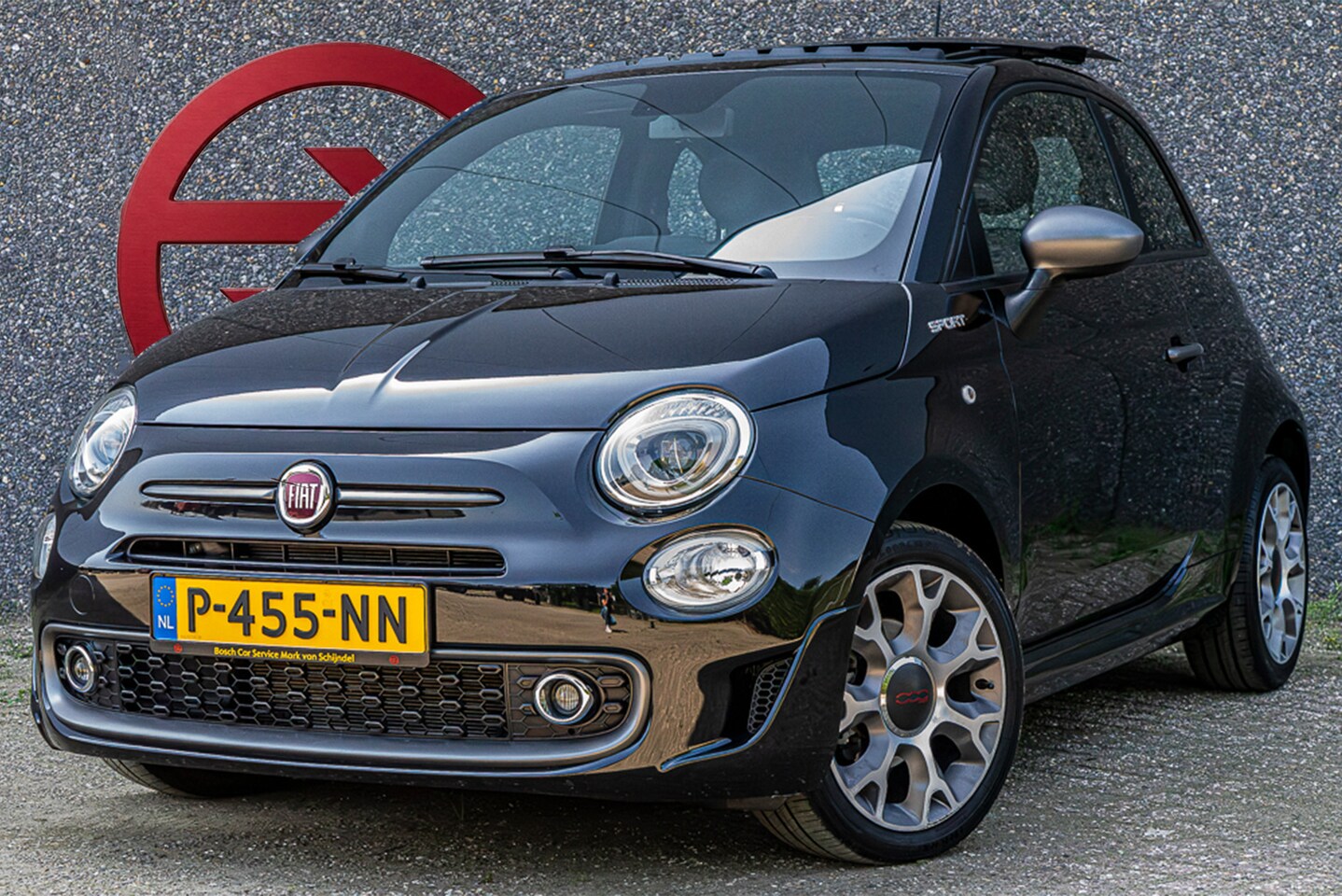 Fiat 500 - 1.0 Sport Hybrid / Pano / Leder / Climate Control / Bluethooth / Cruise Control / Parkeers - AutoWereld.nl