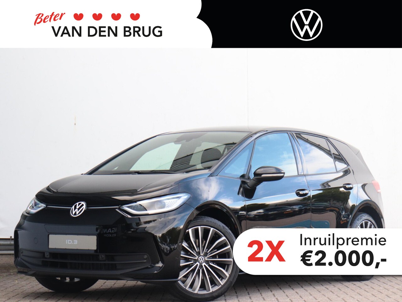 Volkswagen ID.3 - Pro Limited Edition 58 kWh accu 150 kW / 204 PK Ha | Trondheim 20 inch | Achteruitrijcamer - AutoWereld.nl