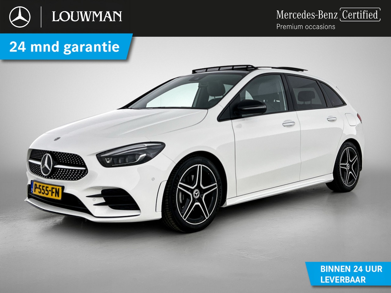 Mercedes-Benz B-klasse - 200 Business Solution AMG | Panoramadak | Trekhaak | Achteruitrijcamera | Multibeam Koplam - AutoWereld.nl