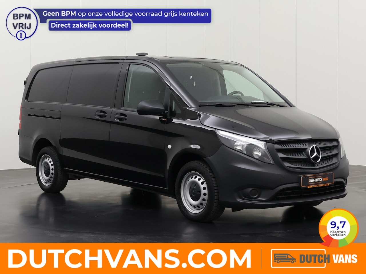 Mercedes-Benz Vito - 114CDI Lang Achterdeuren | Trekhaak | Navigatie | Camera | Airco | Betimmering - AutoWereld.nl