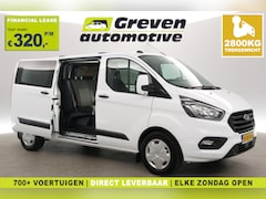Ford Transit Custom - 2.0 TDCI L2H1 | Dubbele Cabine | 2800kg Trekgew. | Airco | Cruise | Trekhaak | Parkeersens
