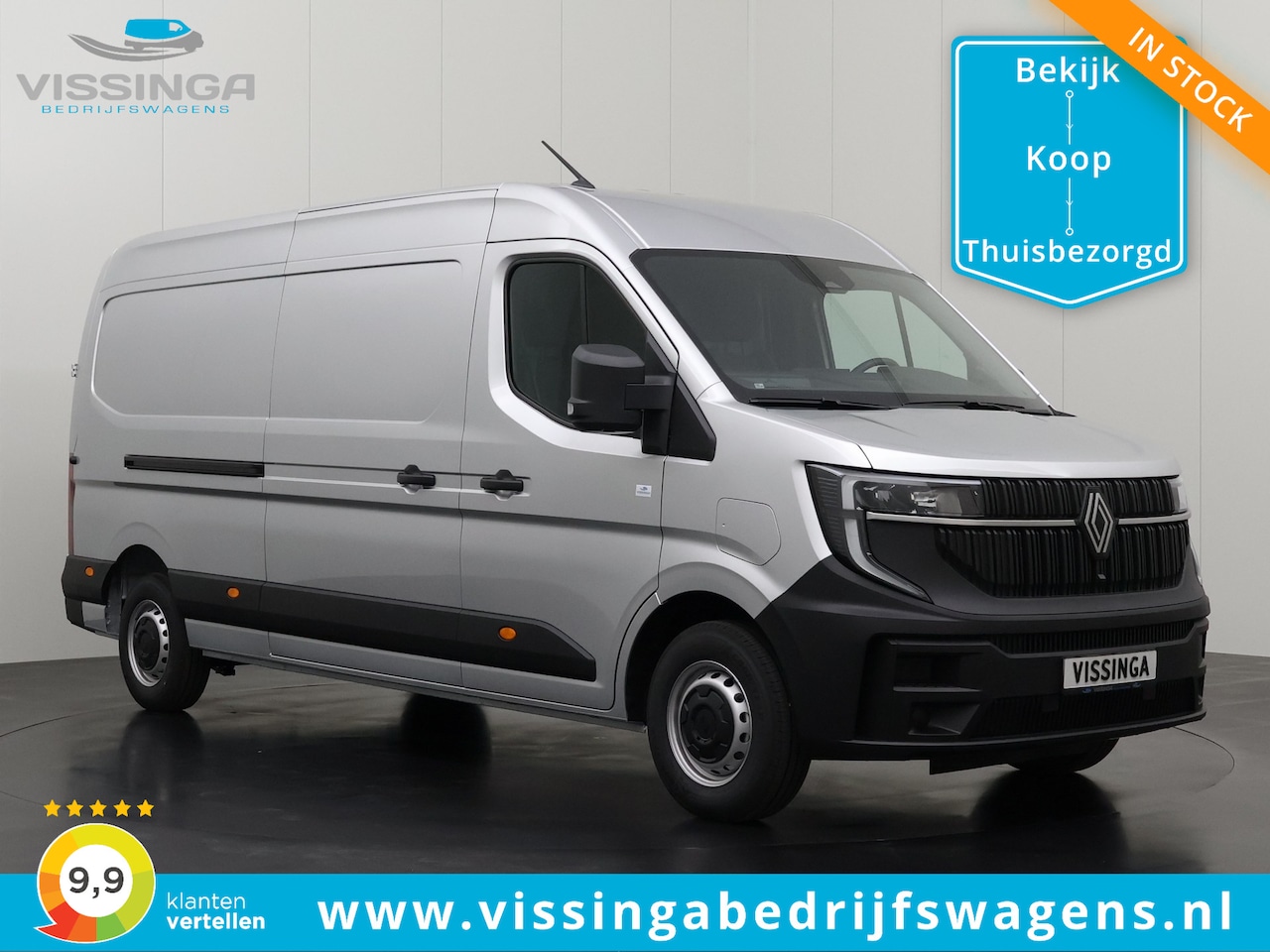 Renault Master E-Tech - L3H2 Long Range Advance 87 kWh Zilver - AutoWereld.nl