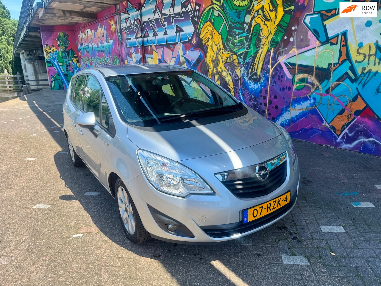 Opel Meriva - 1.4 Turbo Edition ijskoude airco hogere instap suïcide deuren super fijn instap ruime auto - AutoWereld.nl