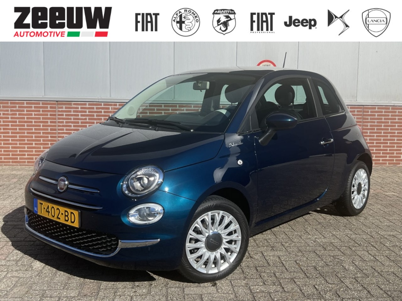 Fiat 500 - 1.0 Hybrid 70 PK Dolcevita | Carplay | Cruise | Airco | 15" - AutoWereld.nl