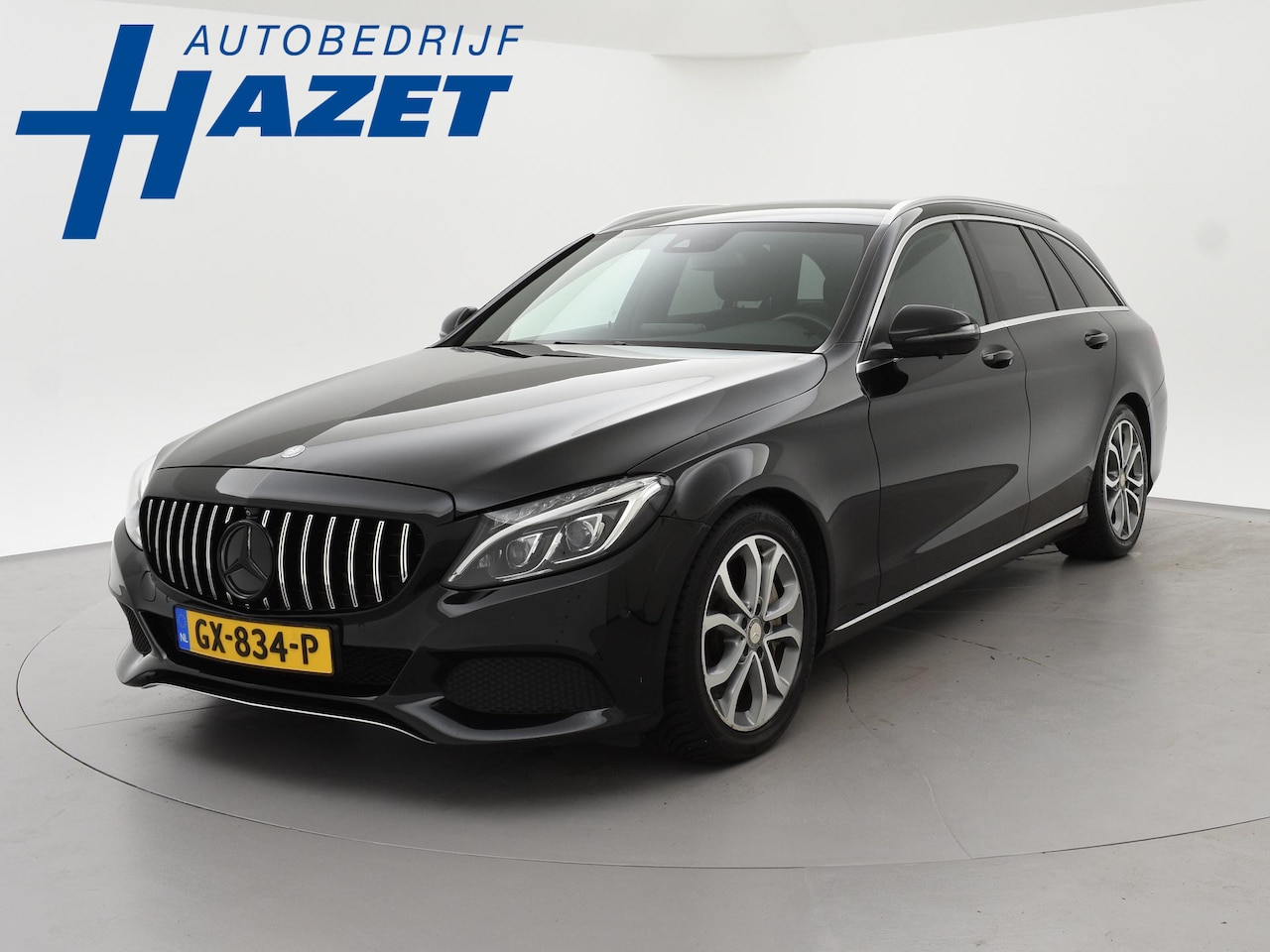 Mercedes-Benz C-klasse Estate - 350e PLUG-IN + BURMESTER | 360 CAMERA | SFEERVERLICHTING | LEDER | LUCHTVERING - AutoWereld.nl