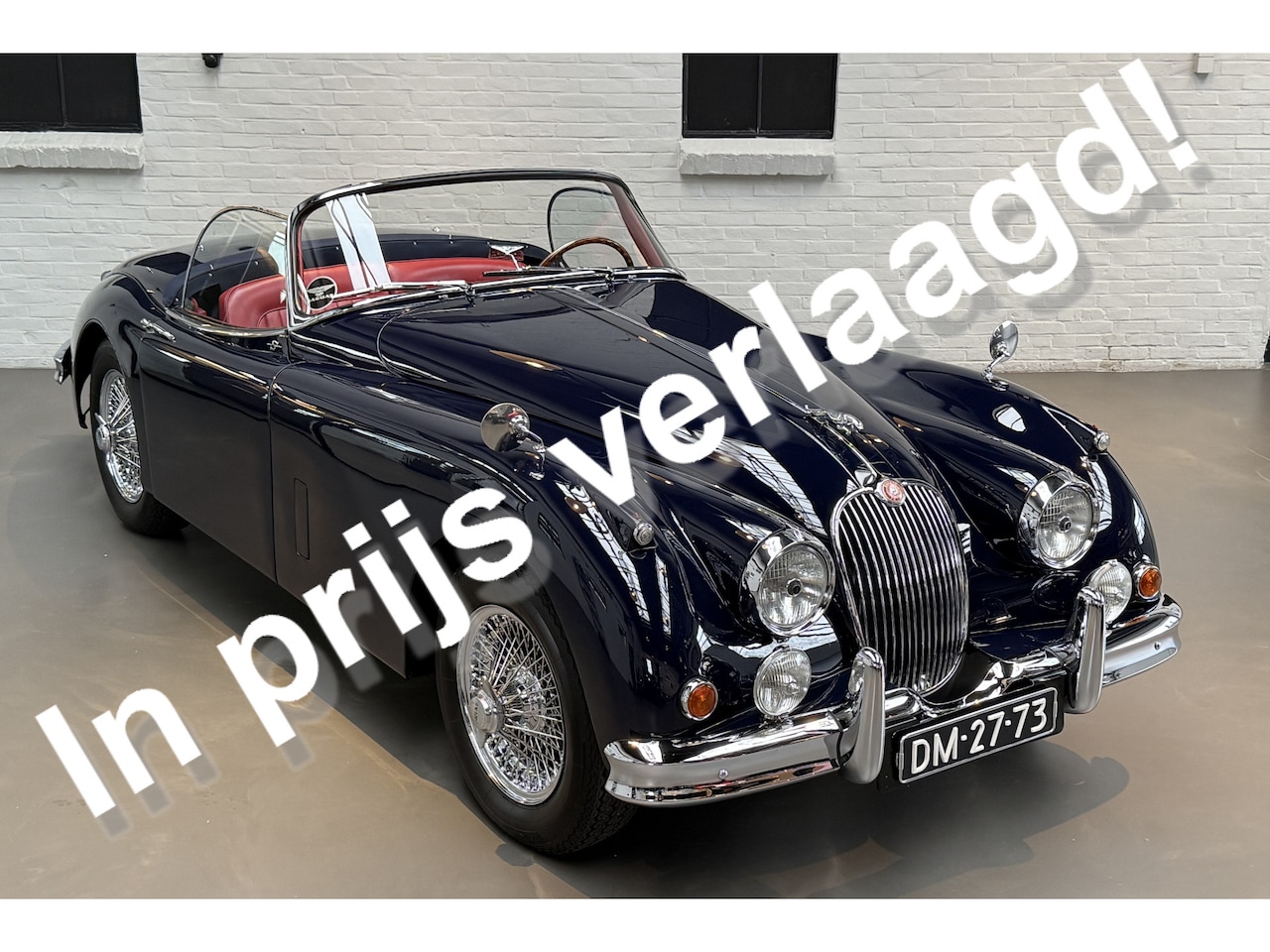 Jaguar XK - 150 ROADSTER 3.8 "S" Rebuild 265bhp Triple carburetors - AutoWereld.nl