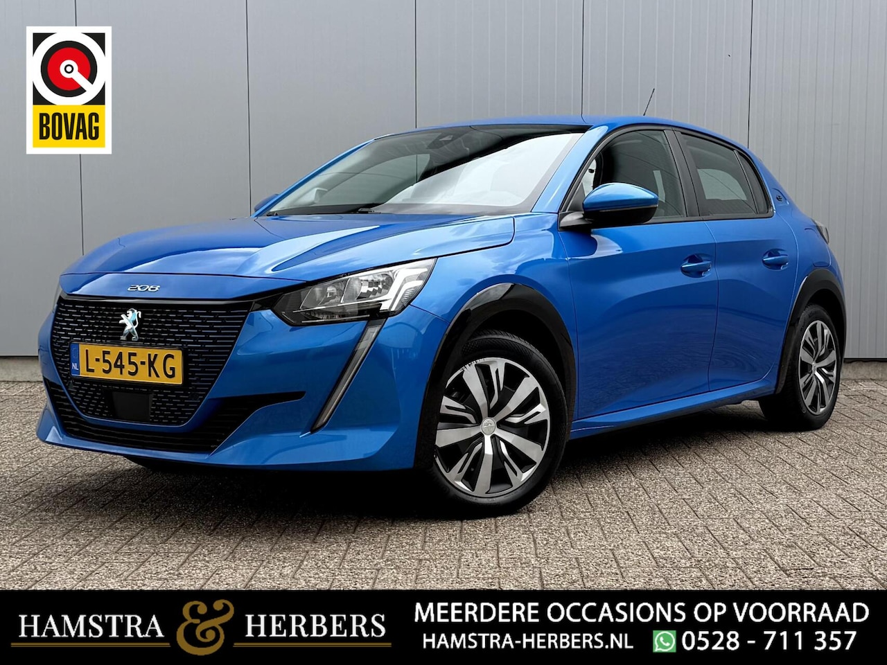 Peugeot e-208 - EV Active Pack 50 kWh blauw - AutoWereld.nl