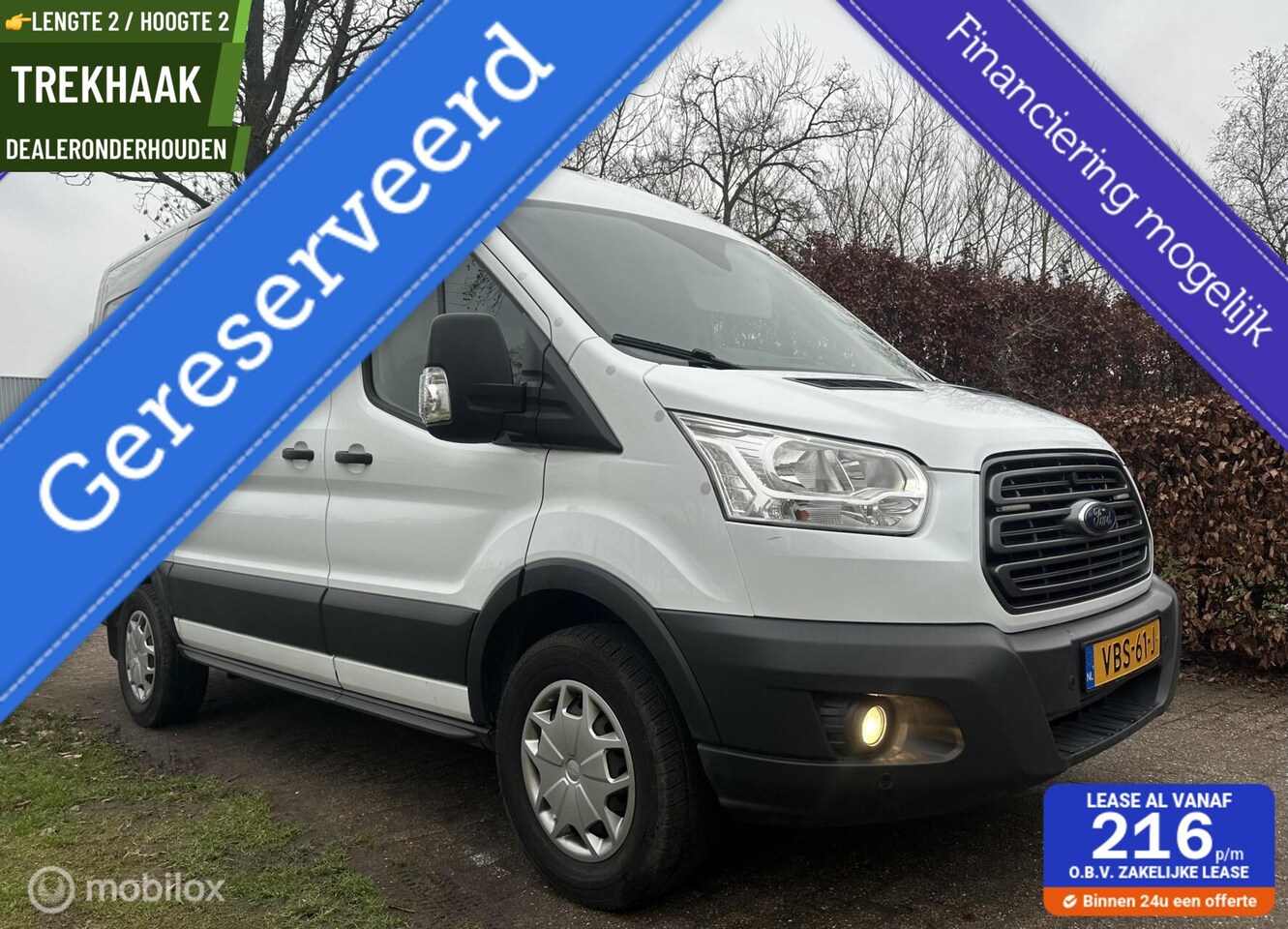 Ford Transit - 350 L2H2 2.0 TDCI 131PK Euro6 trekhaak Trend - AutoWereld.nl