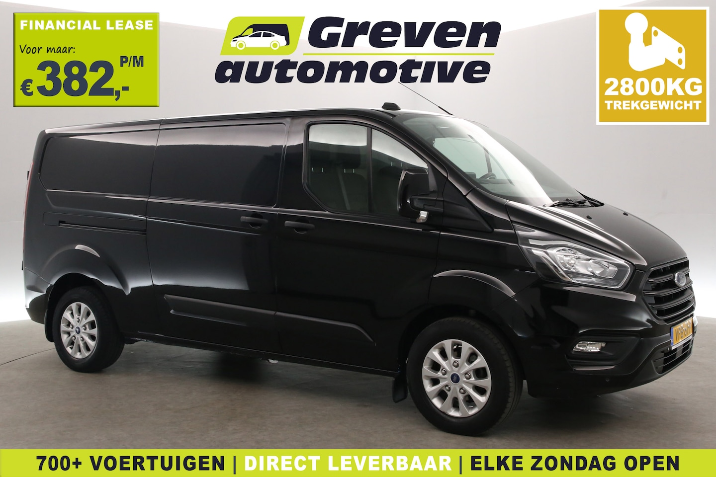 Ford Transit Custom - 2.0 TDCI L2H1 | 2800kg Trekgew. | Airco | Cruise | Camera | 3 Zits | Carplay | Trekhaak - AutoWereld.nl