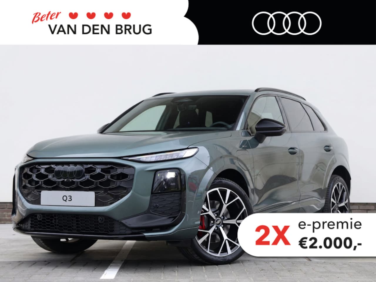 Audi Q3 - S edition e-hybrid 200 kW/272 PK | 20inch | Pano | Tech Pro | Optiek zwart | Privacy glas - AutoWereld.nl