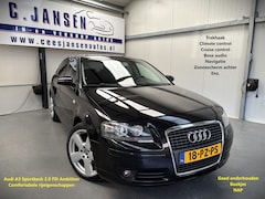 Audi A3 Sportback - 2.0 FSI Ambition Goed onderhouden | 18" Lichtmetalen velgen | Airco (automatisch) | Cruise