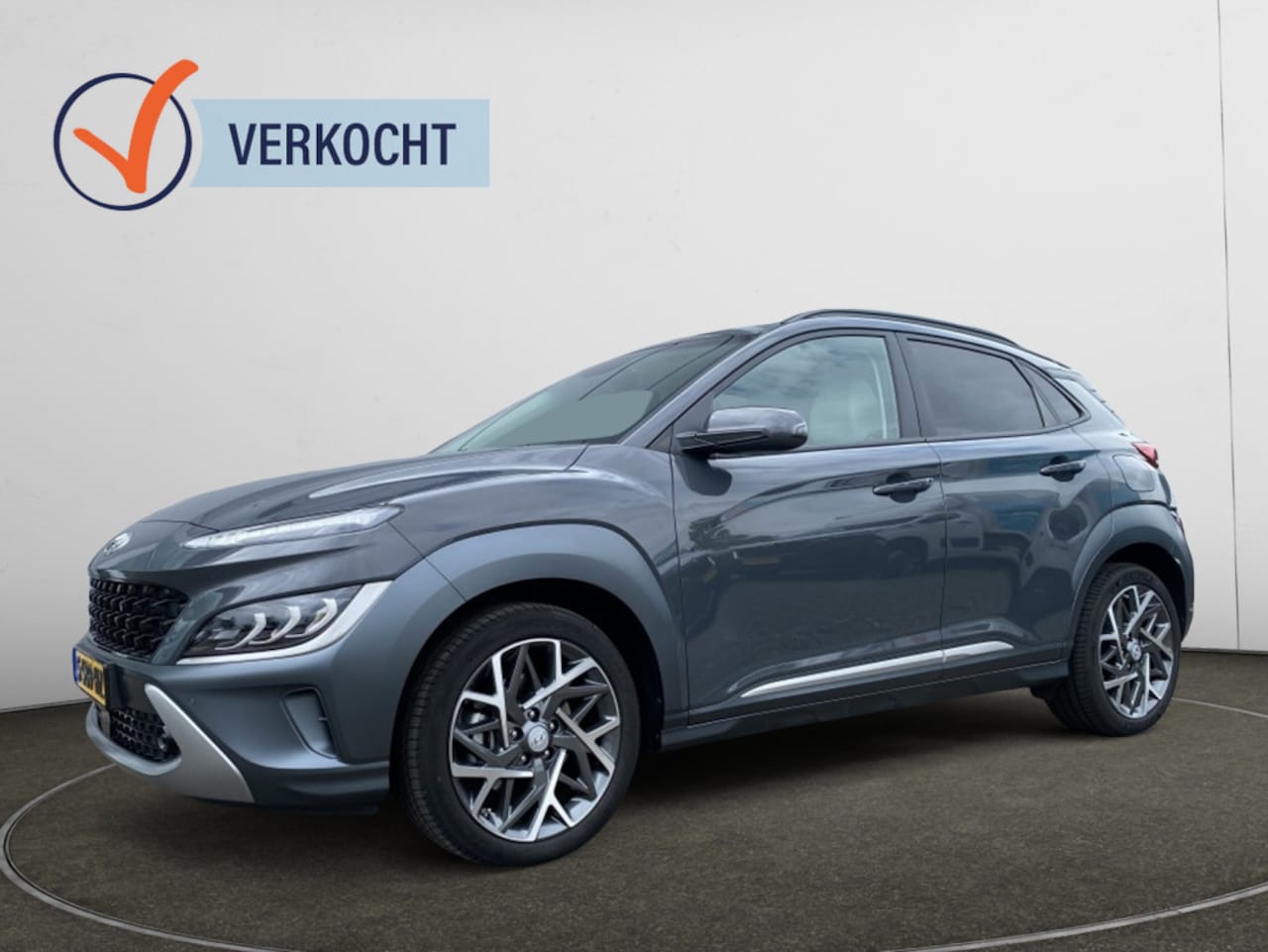 Hyundai Kona - 1.6 GDI HEV Premium | Wit Leder. - AutoWereld.nl