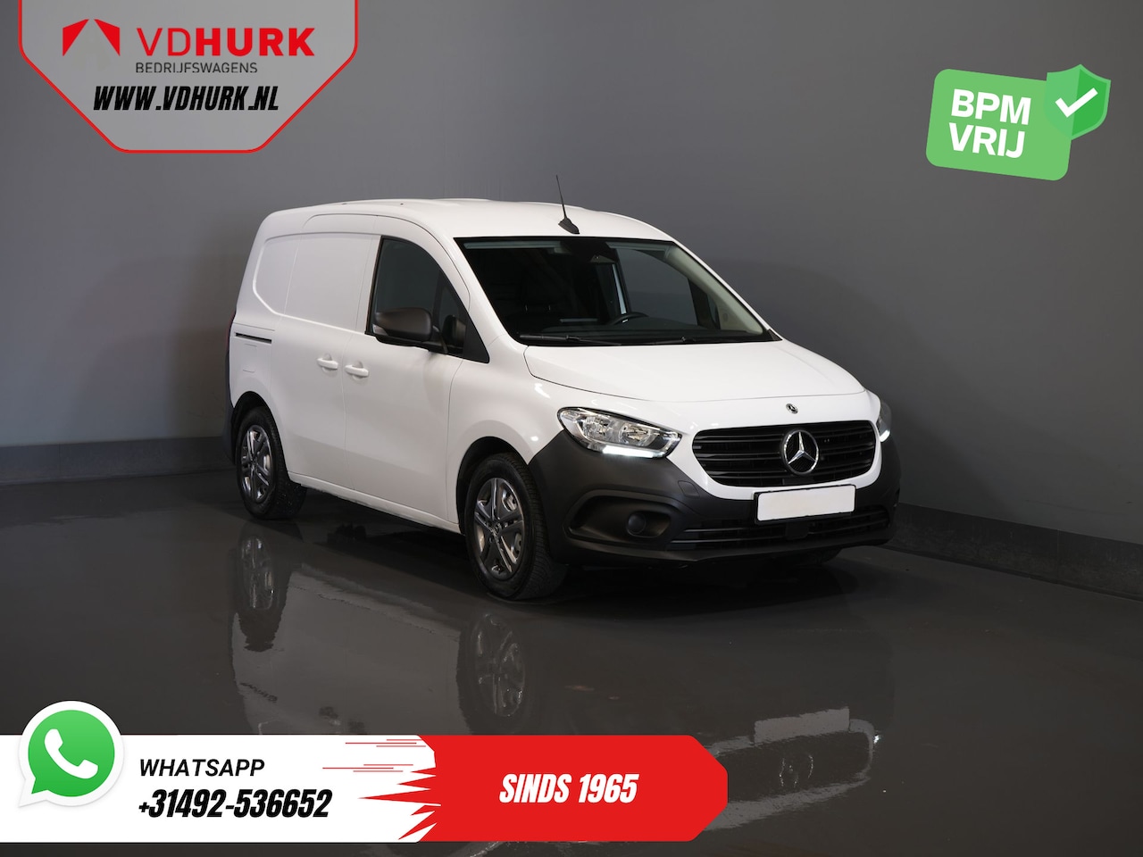 Mercedes-Benz Citan - 110 CDI Aut. 2x Schuifdeur/ Inrichting/ Stoelverw./ Carplay/ Camera/ Cruise/ Trekhaak/ Air - AutoWereld.nl