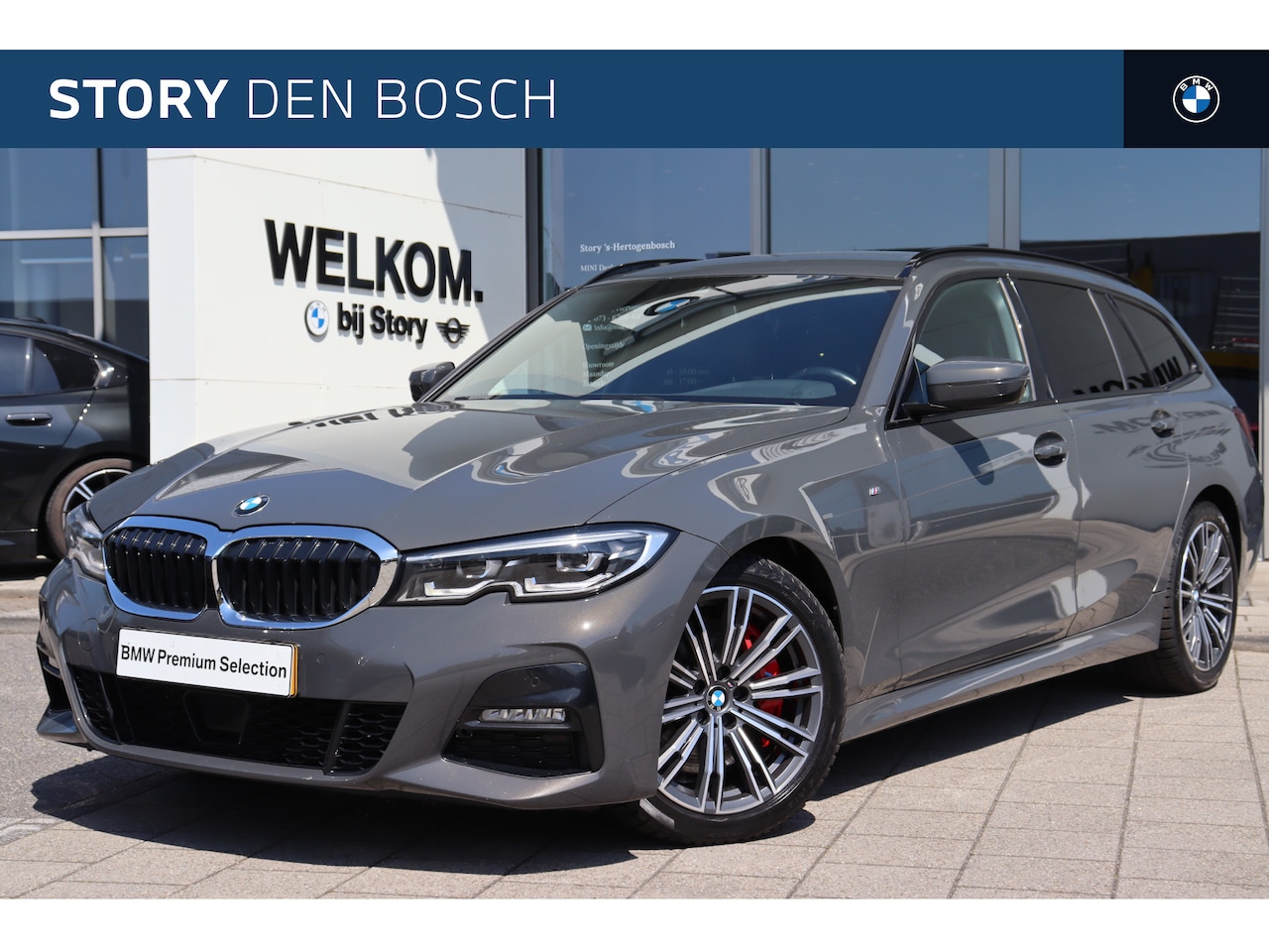 BMW 3-serie Touring - 330i High Executive M Sport Automaat / Trekhaak / Sportstoelen / M Sportonderstel / Active - AutoWereld.nl