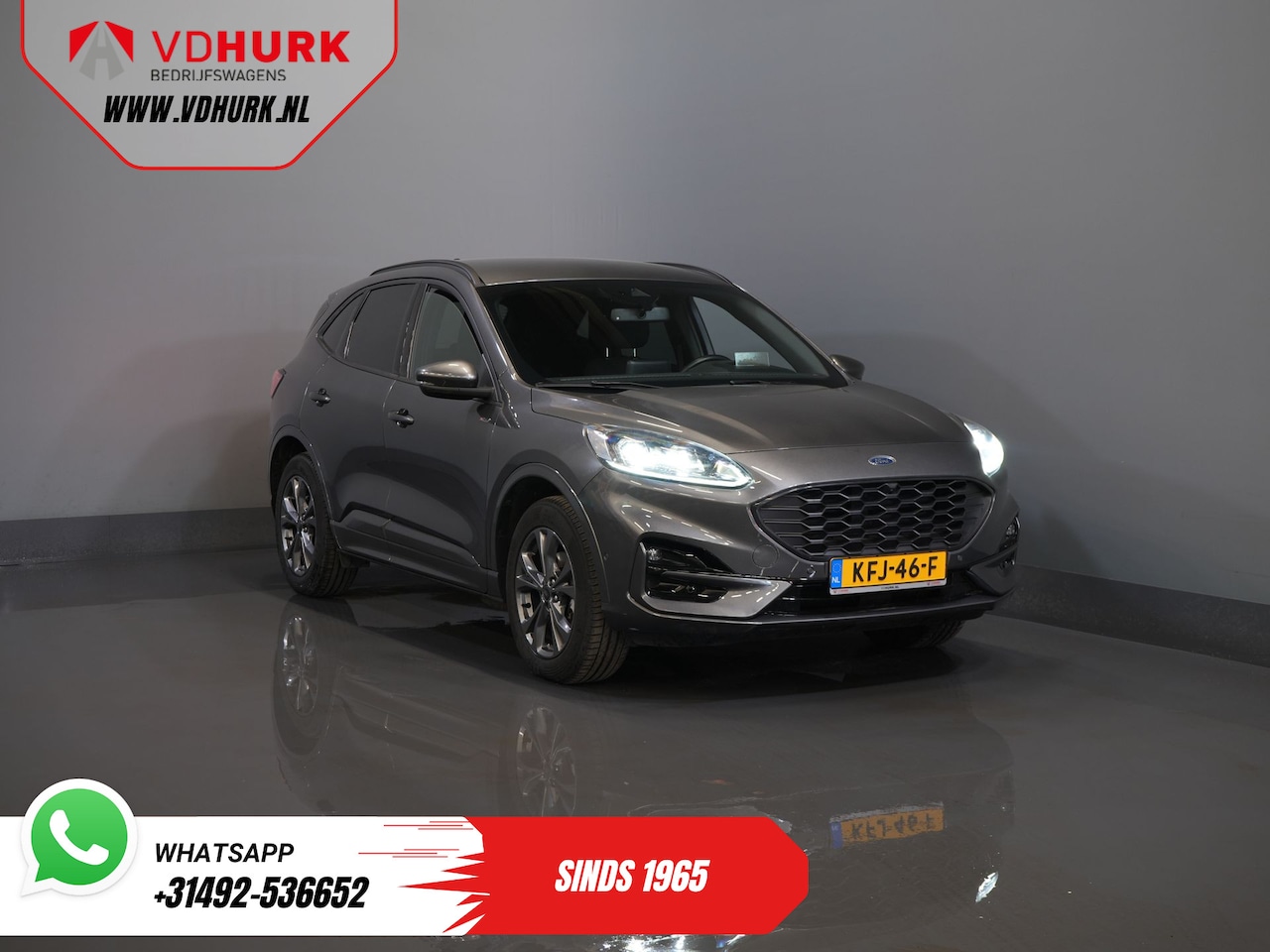 Ford Kuga - 2.5 PHEV 225 pk ST-Line LED/ Head-Up/ Adapt.cruise/ Keyless/ Elek.klep/ Stoelverw/ Stuurve - AutoWereld.nl