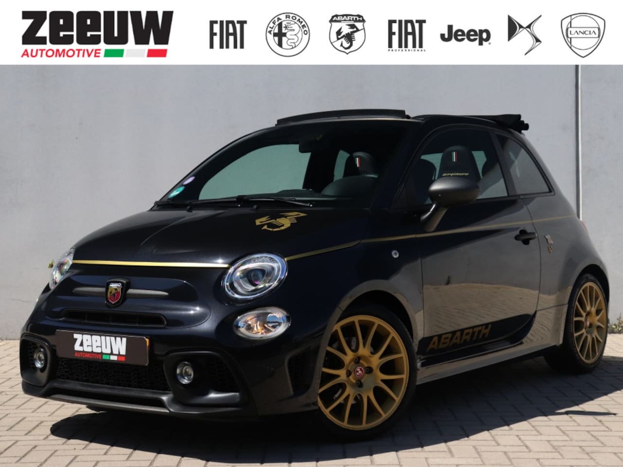 Abarth 500 - C 595 1.4 T-Jet 165 PK Turbo Scorpione Oro | 1 of 2000 | 17" - AutoWereld.nl