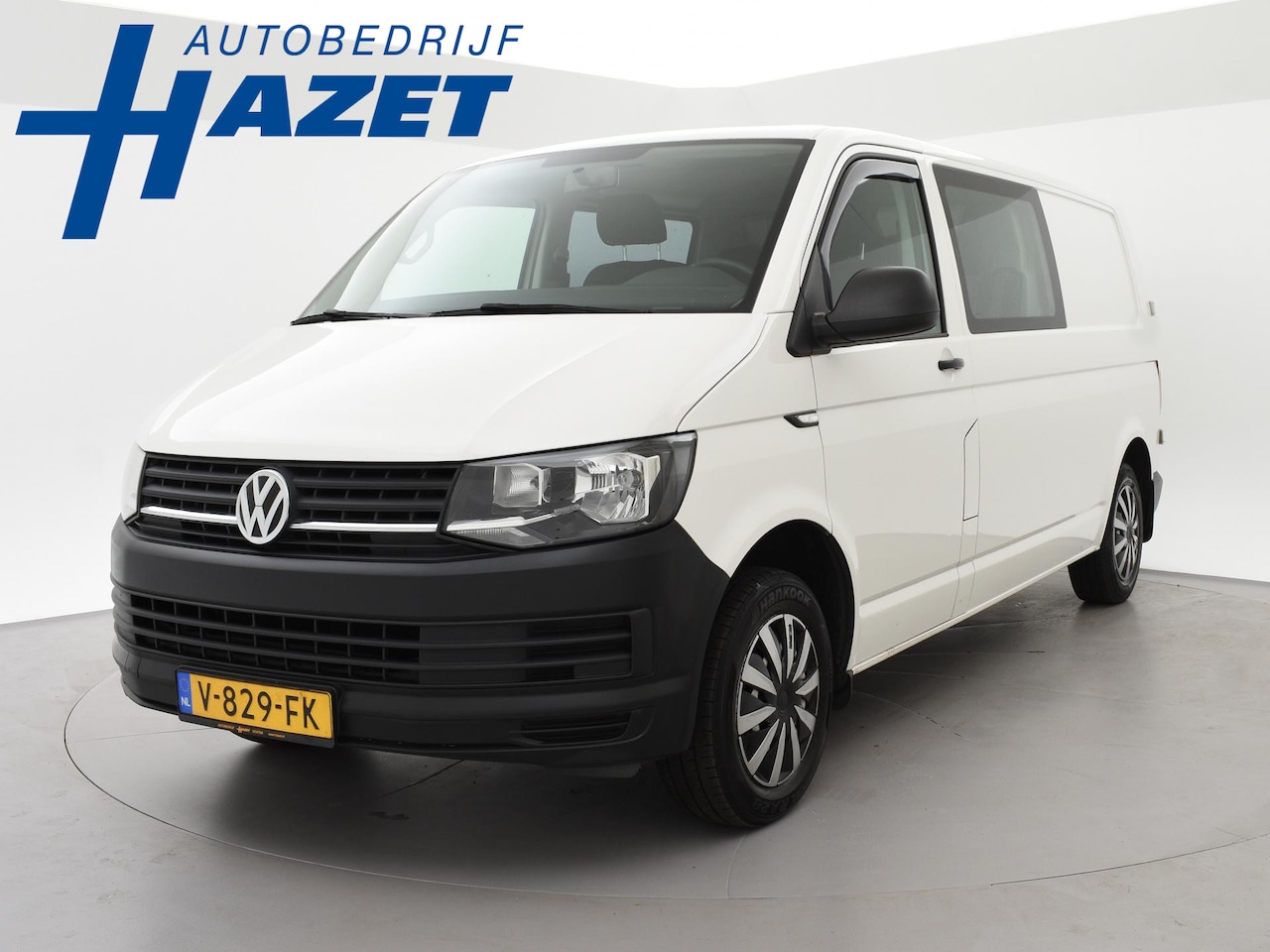 Volkswagen Transporter - 2.0 TDI L2H1 5-PERS DUBBEL CABINE EURO 6 | APPLE CARPLAY | TREKHAAK 2200 KG | CAMERA - AutoWereld.nl