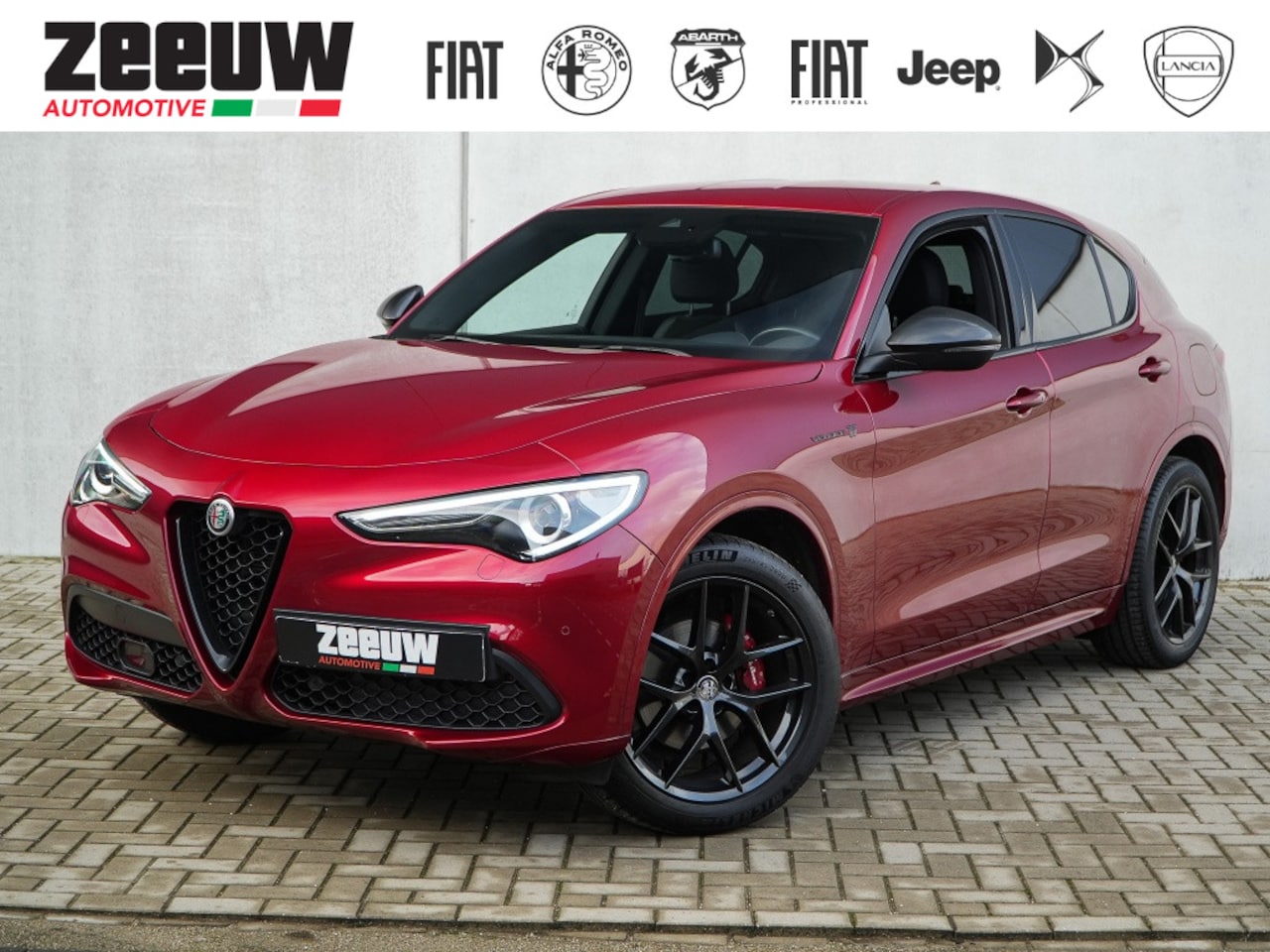 Alfa Romeo Stelvio - 2.0 Turbo 280 PK AWD Veloce Ti | Rosso 8C | Carplay | Carbon - AutoWereld.nl