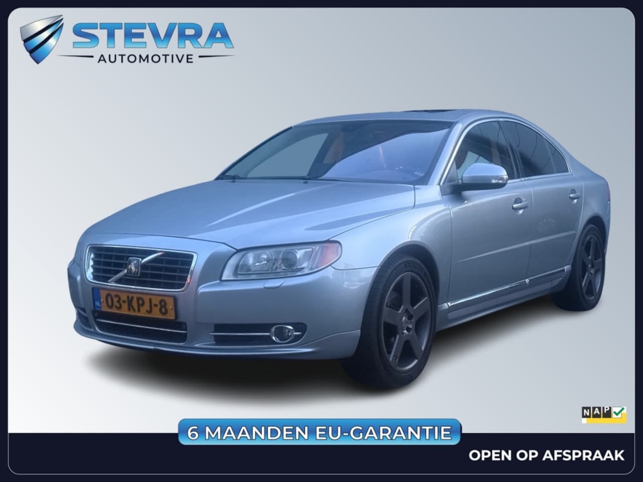 Volvo S80 - 2.4D SUMMUM 230 PK AUTOMAAT / NAVI BT-TEL LEER PDC APK 2027 - AutoWereld.nl