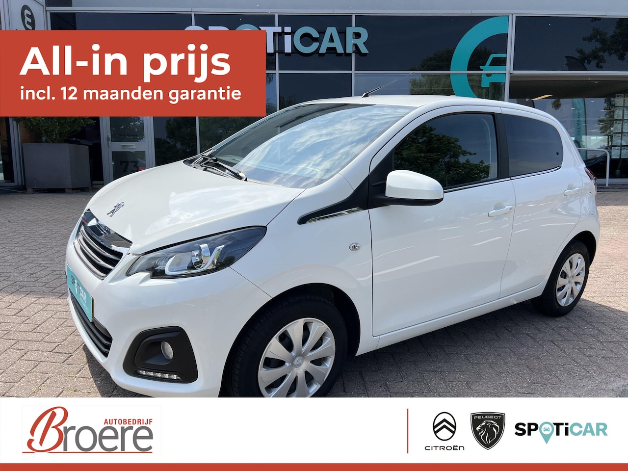 Peugeot 108 - 1.0 e-VTi 72 pk Active 5 deurs Bluetooth - AutoWereld.nl