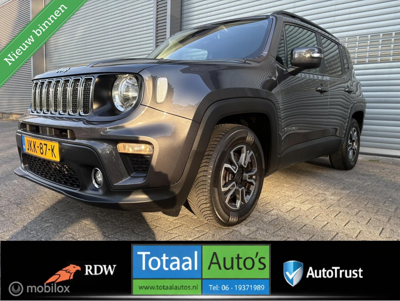 Jeep Renegade - 1.3T Limited*NAVI*CRUISE*STOEL VERW*AUTOMAAT - AutoWereld.nl