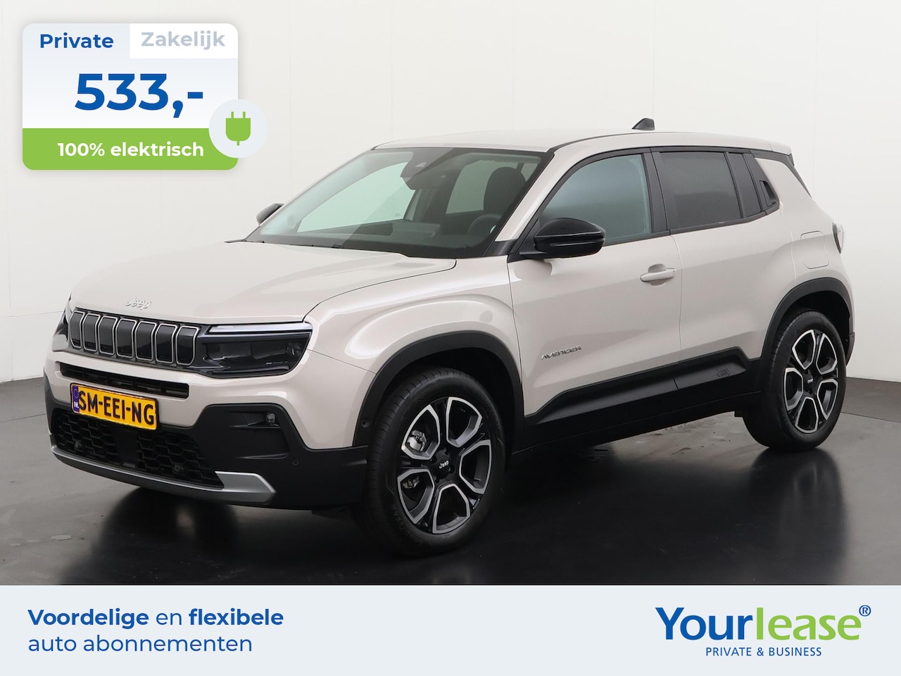 Jeep Avenger - Summit 54 kWh 3 fase | All-in 533,- Private Lease | Direct uit voorraad - AutoWereld.nl