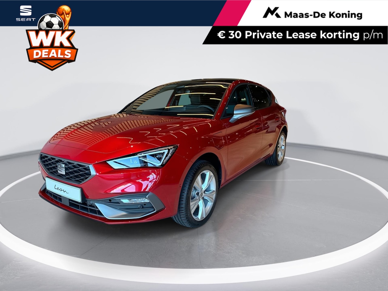 SEAT Leon - FR Business 1.5 TSI eHybrid 150 kW / 204 PK Hatchb 6 versn. DSG | Panoramadak | matrix led - AutoWereld.nl