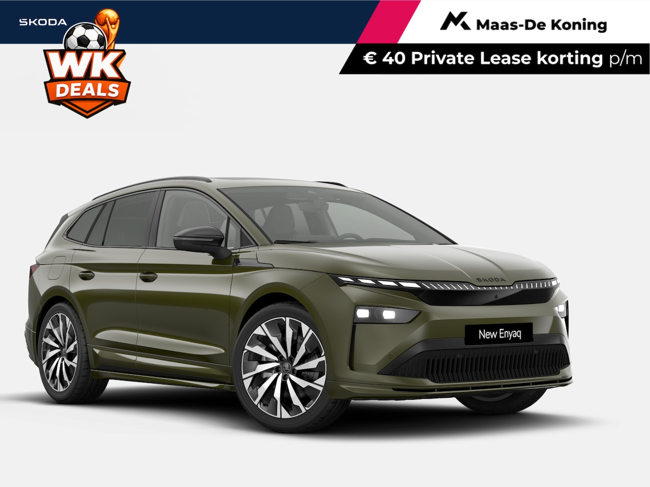 Skoda Enyaq iV - Business Edition Elektromotor 210 kW / 286 PK SUV 21'' velgen | Panoramisch schuif/kanteld - AutoWereld.nl