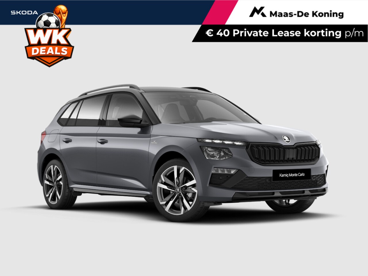 Skoda Kamiq - Monte Carlo 1.0 TSI 85 kW / 115 PK SUV 7 versn.DSG | Metallic Lak | Travel assist Plus | 1 - AutoWereld.nl