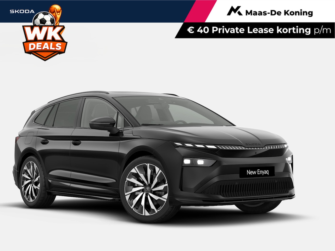 Skoda Enyaq iV - Sportline Elektromotor 210 kW / 286 PK SUV 21'' velgen | Panoramisch schuif/kanteldak | we - AutoWereld.nl