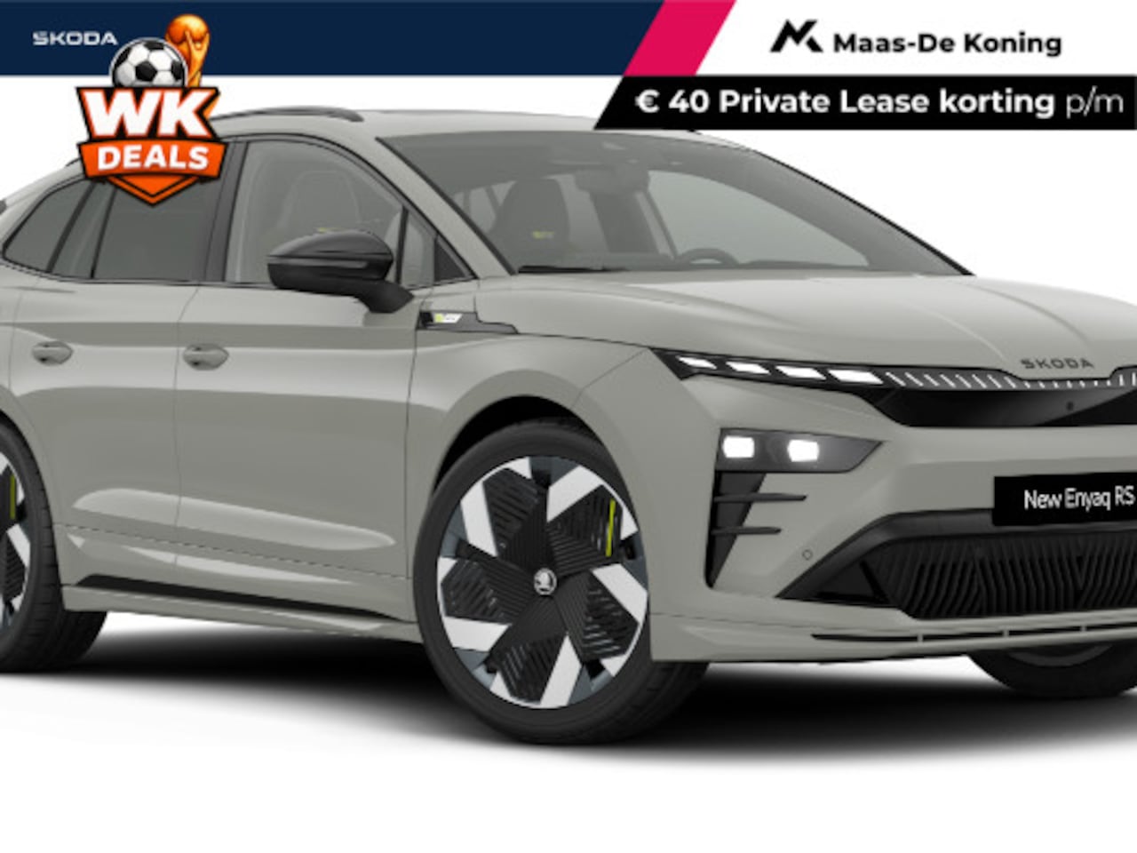 Skoda Enyaq iV - RS Elektromotor 250 kW / 340 PK SUV Elektrische 21'' vision velgen | Panoramisch schuif/ka - AutoWereld.nl