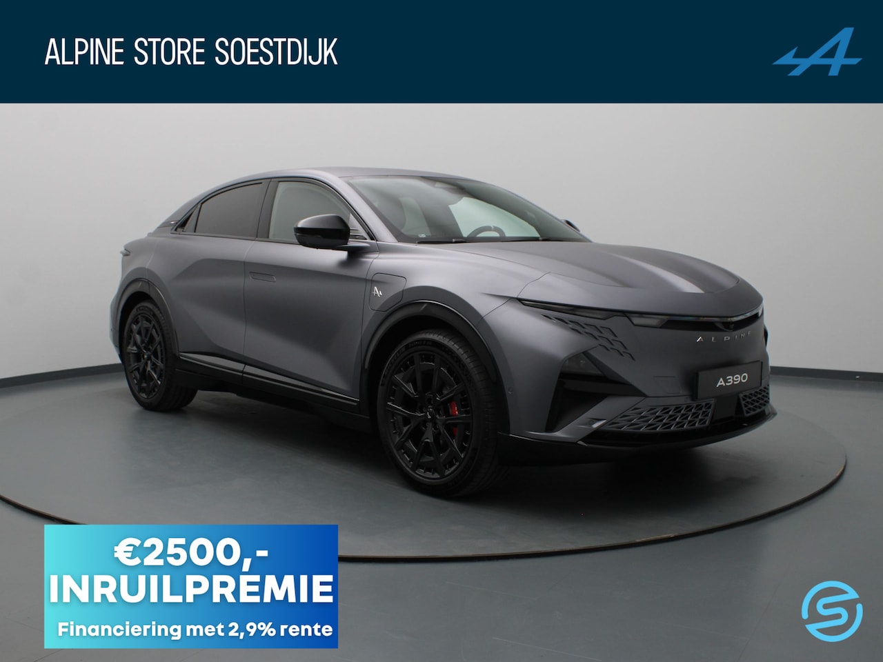 Alpine A390 - GT 89kWh Devialet XtremeSound | 360° Camera | Pack Driving | Stoel-/stuurverw. - AutoWereld.nl