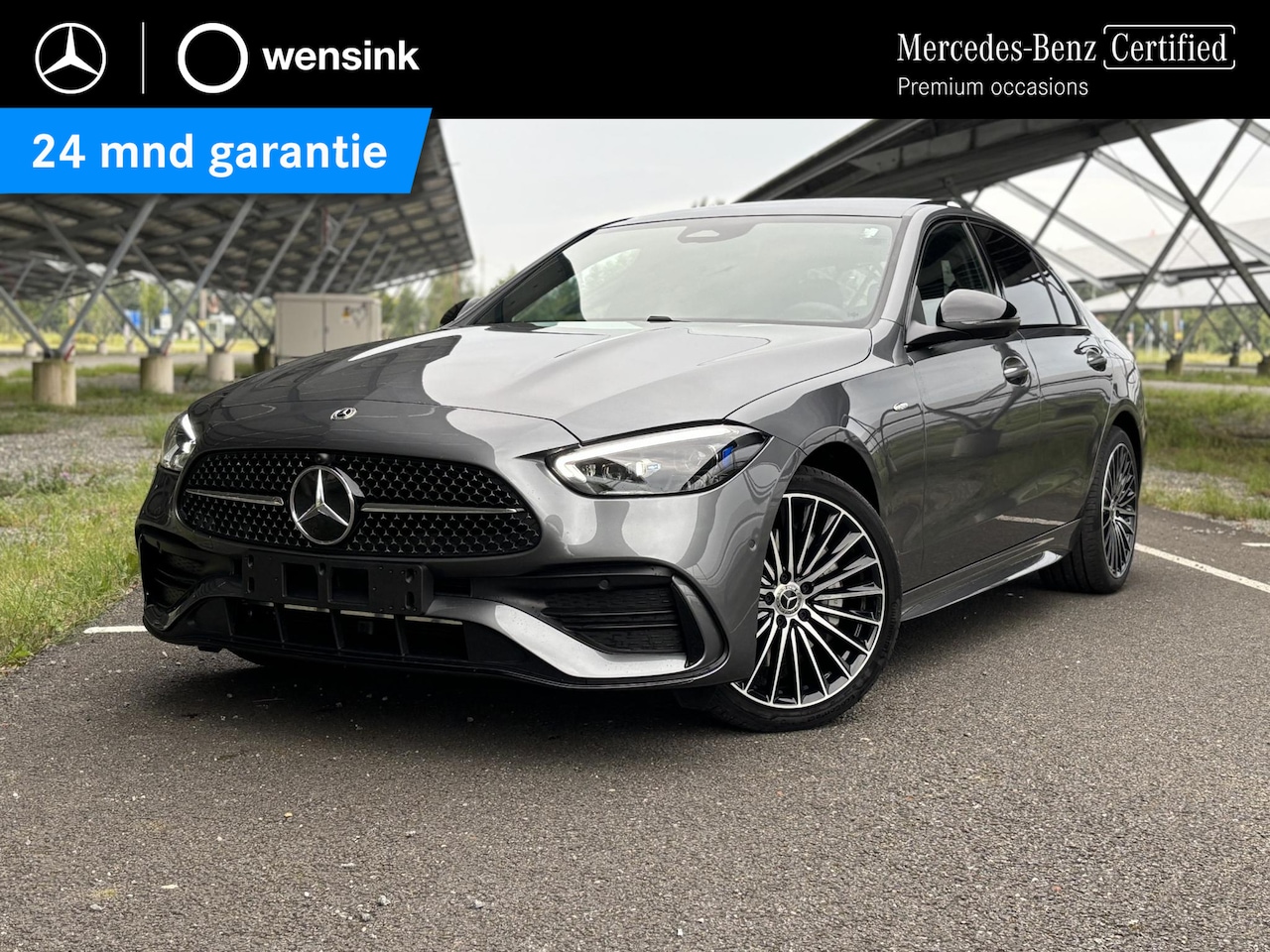 Mercedes-Benz C-klasse - 300 e Business Solution AMG | Night | Panoramadak | Digital light | 19" Multispaaks velgen - AutoWereld.nl