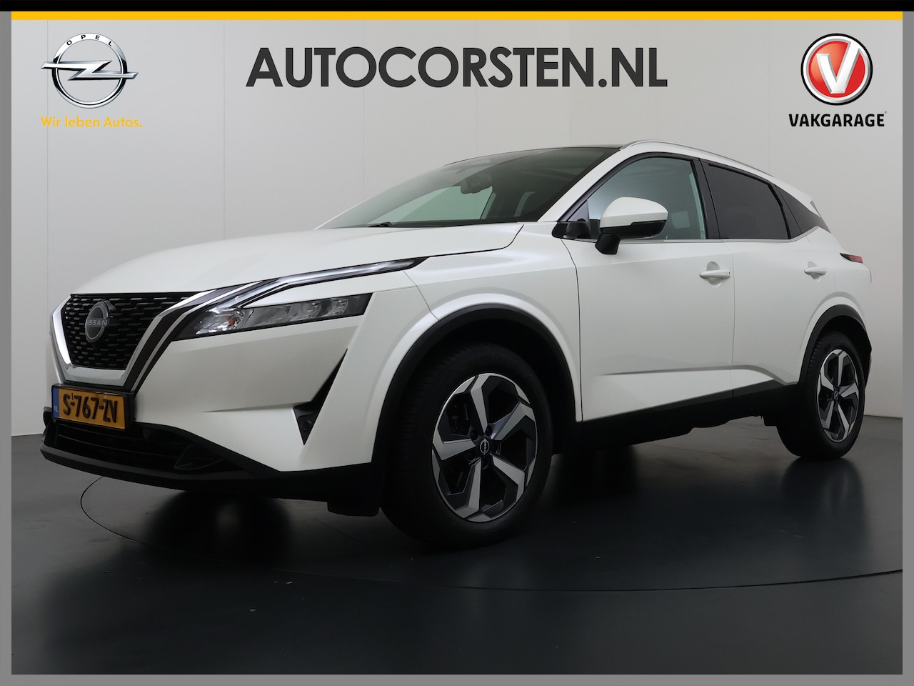 Nissan Qashqai - 1.3T 158PK MHEV Automaat Xtronic Panoramadak Trekhaak Adap.Cruise Navi Ecc 360°Camera Andr - AutoWereld.nl