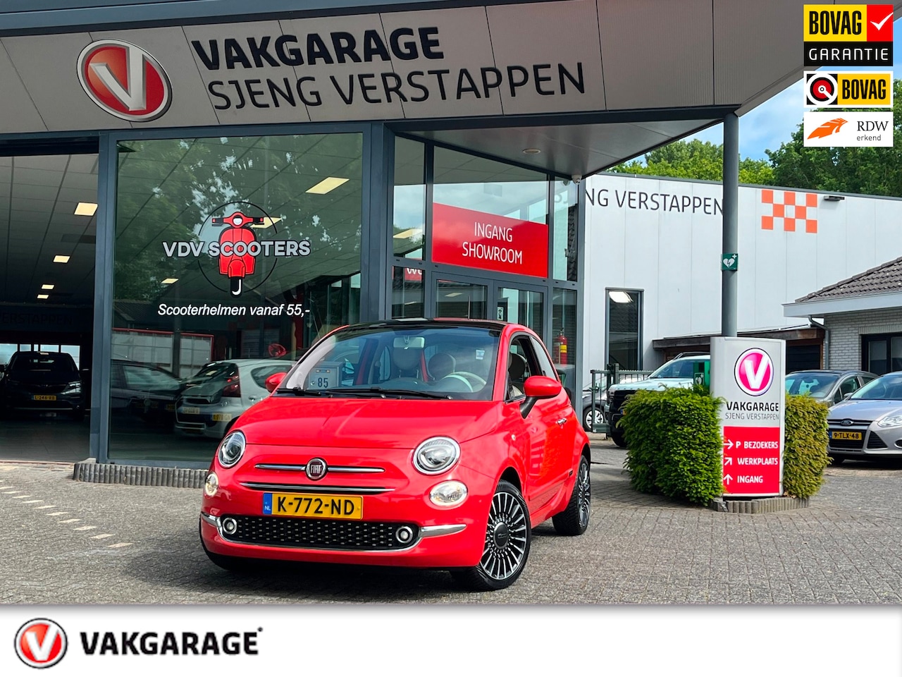Fiat 500 - 1.2 Lounge Bovag rijklaarprijs !! - AutoWereld.nl