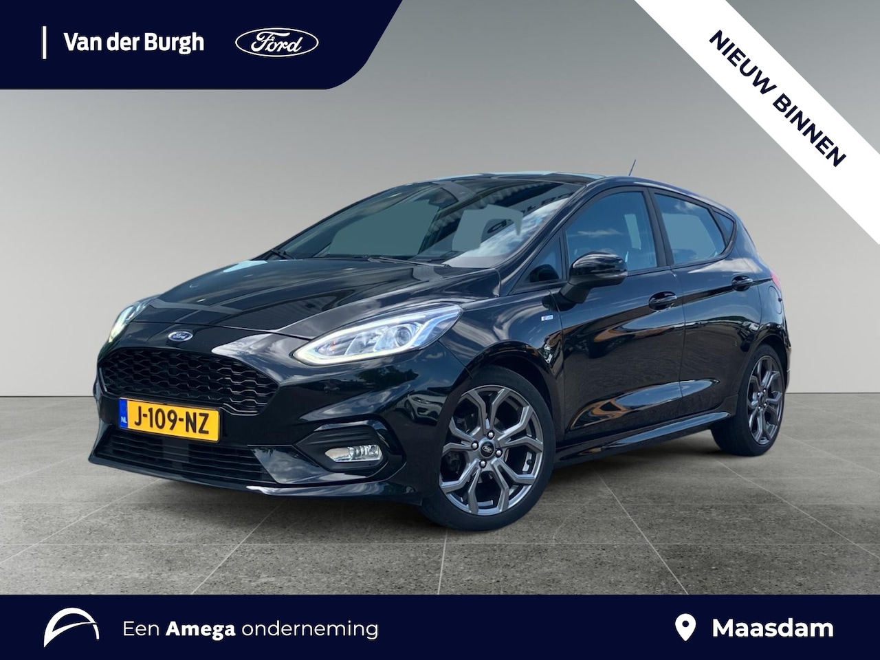 Ford Fiesta - 5-deurs ST-Line 1.0 ECOboost 95pk SYNC 2.5 - Apple CarPlay/Android auto / Parkeersensoren - AutoWereld.nl
