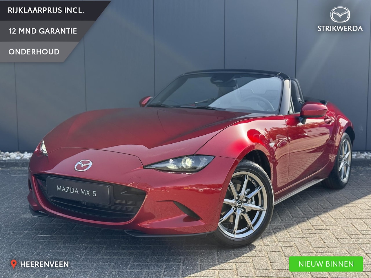 Mazda MX-5 - 1.5 SkyActiv-G 132 Exclusive-Line Nieuw! | Carplay | Camera | Cruise - AutoWereld.nl