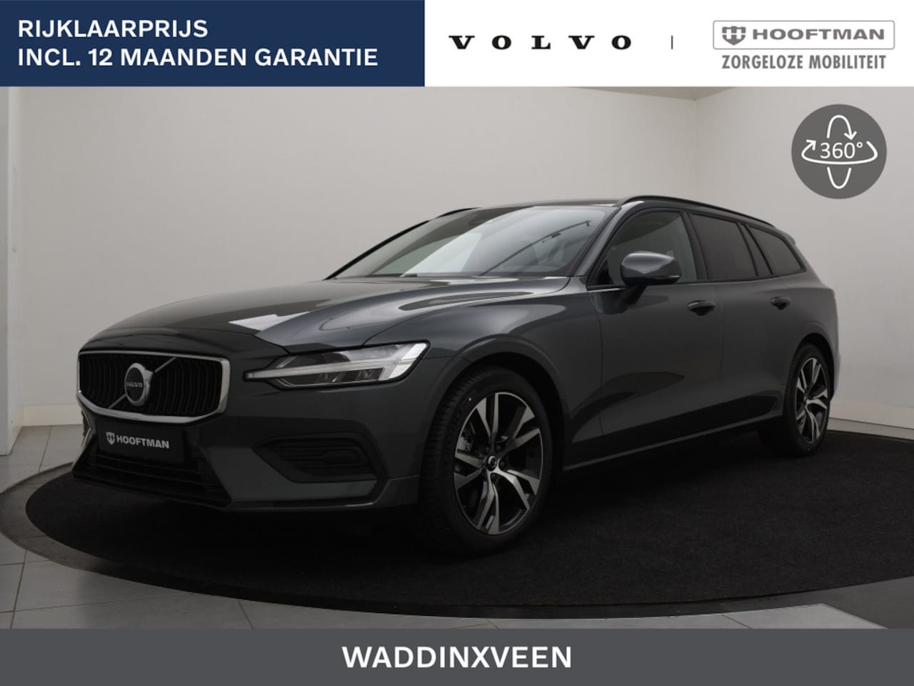 Volvo V60 - B4 AUT(7) ESSENTIAL EDITION LEDER 18INCH GOOGLE MAPS ACC BLIS - AutoWereld.nl