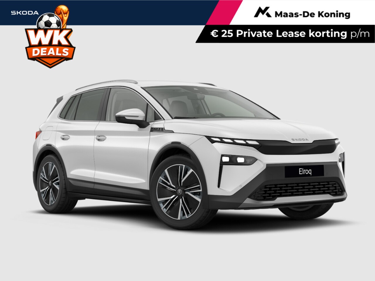 Skoda Elroq - Business Edition Elektromotor 210 kW / 286 PK SUV 20'' velgen | Trekhaak wegklapbaar | 3.0 - AutoWereld.nl