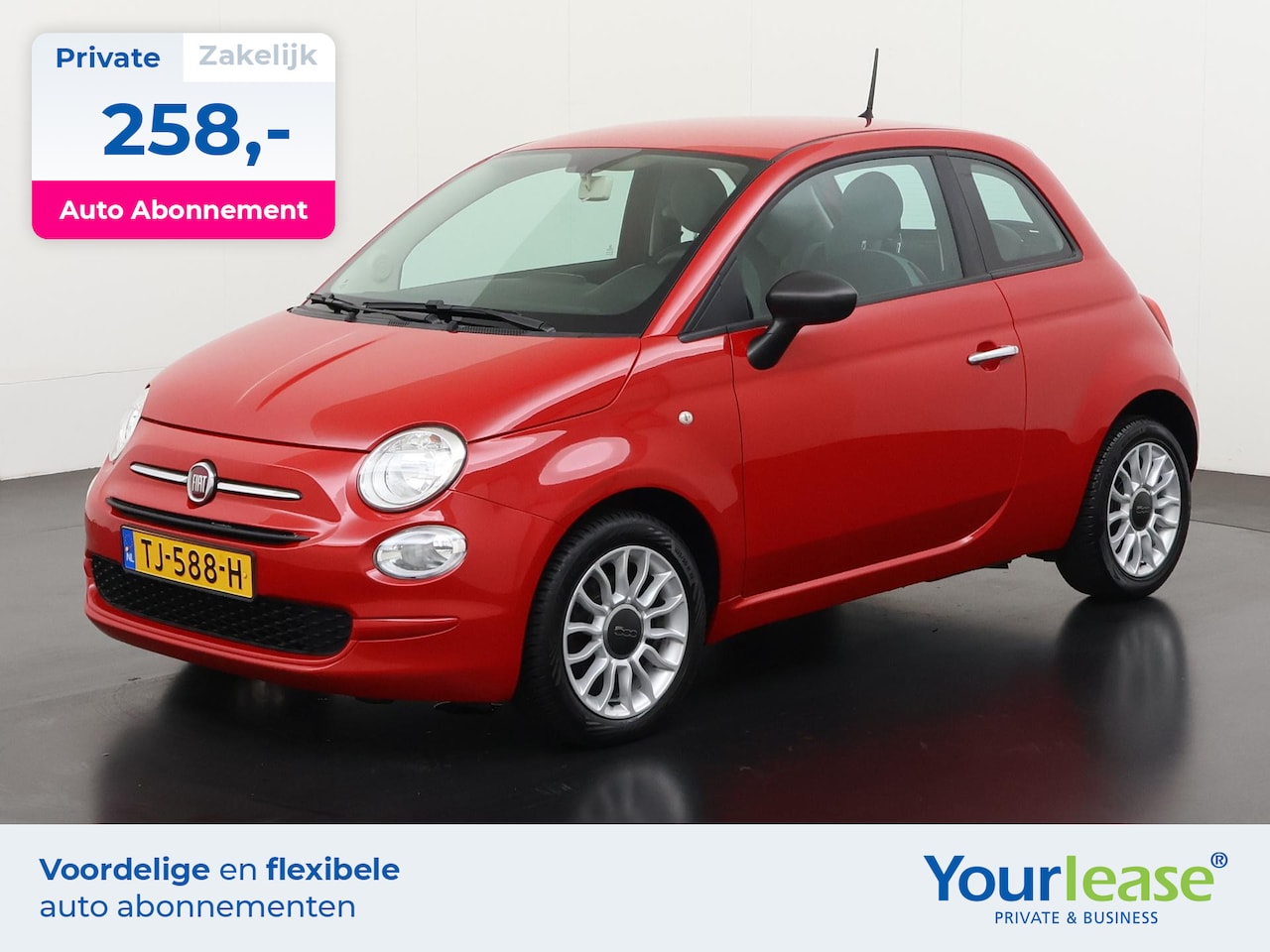 Fiat 500 - 1.0 TwinAir PopStar | All-in 258,- Private Lease | Direct uit voorraad - AutoWereld.nl