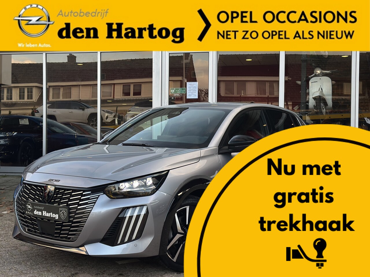 Peugeot 208 - 1.2 Hybrid 110 e-DCS6 GT Adaptieve cruise control/ECC/Camera. - AutoWereld.nl