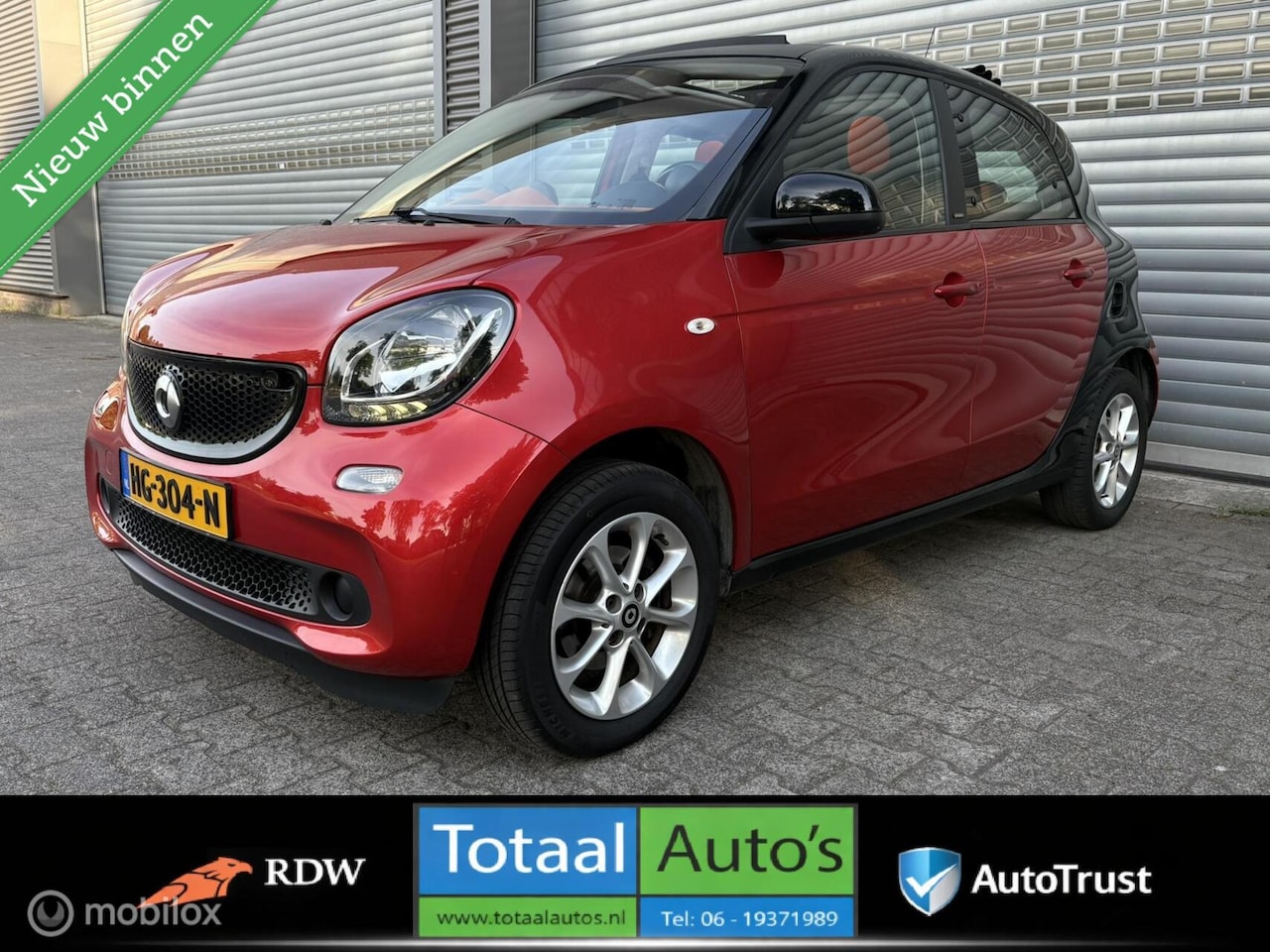 Smart Forfour - 1.0 Turbo Passion*AUTOMAAT*CABRIO*CRUISE* - AutoWereld.nl