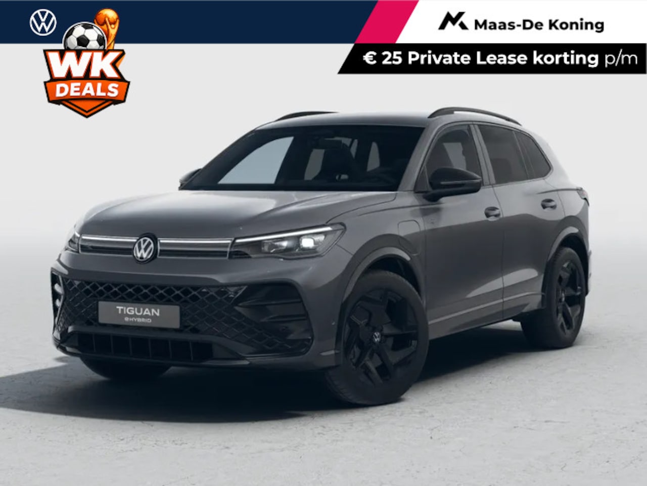 Volkswagen Tiguan - R-Line 1.5 eHybrid 204 PK 6 versn. DSG · Voorstoelen verwarmbaar · Sfeerverlichting · Trek - AutoWereld.nl
