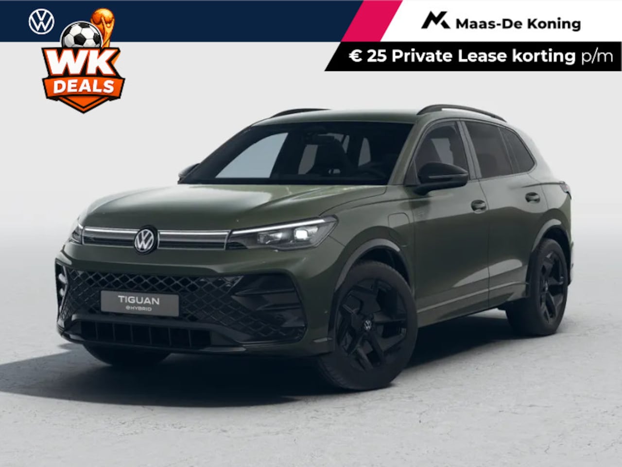 Volkswagen Tiguan - R-Line 1.5 eHybrid 204 PK 6 versn. DSG · Voorstoelen verwarmbaar · Sfeerverlichting · Trek - AutoWereld.nl