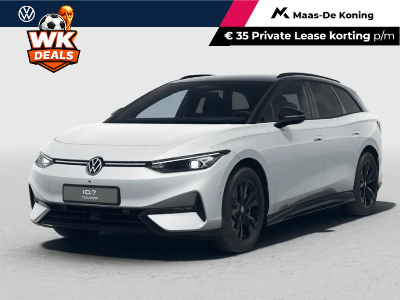 Volkswagen ID.7 - Limited Edition 59 kWh accu, 204 PK · Achteruitrijcamera · Draadloze telefoonlader · Sfeer - AutoWereld.nl