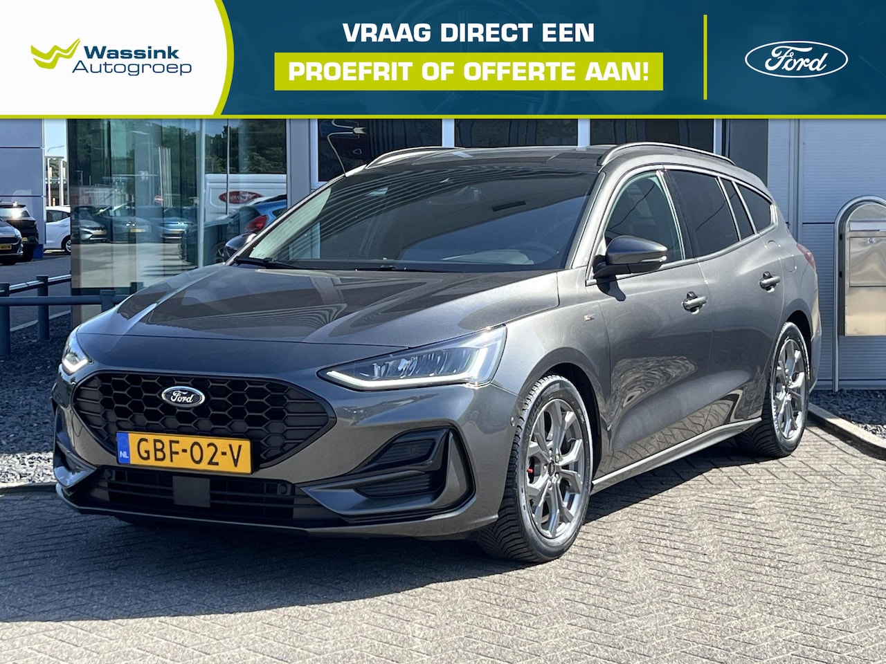 Ford Focus Wagon - Hybrid 125 pk ST-Line | Navigatie | Camera | Stoel en Stuurverwarming - AutoWereld.nl