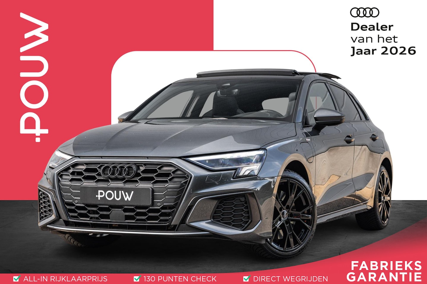 Audi A3 Sportback - 45 TFSIe 245pk PHEV S Edition Competition | Panoramadak | Trekhaak | B&O Premium 3D | Stoe - AutoWereld.nl