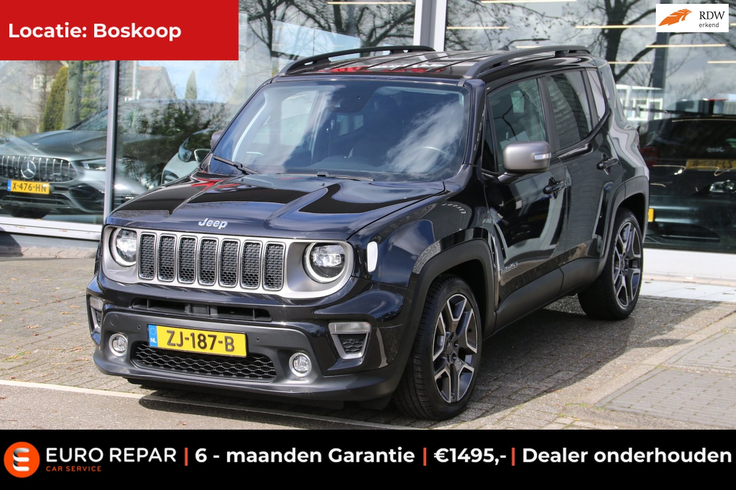 Jeep Renegade - 1.3T Limited NL-AUTO NAP CAMERA AUTOMAAT! - AutoWereld.nl